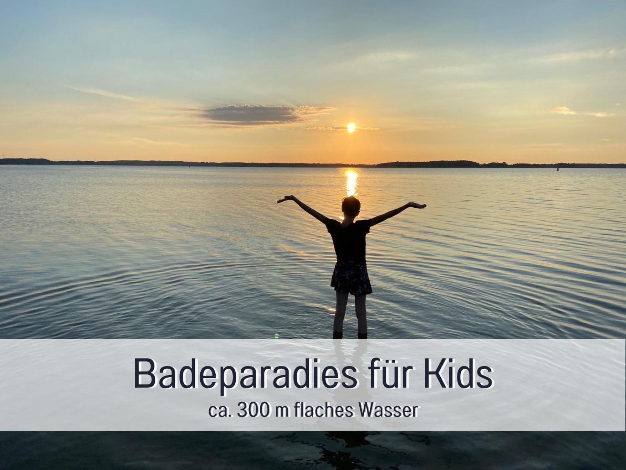 Strandhaus Mathea - Ruhige Lage Direkt Am Fleesensee - Parkplatz, Kamin, Sauna - Familienfreundlich Unter Gohren Exterior photo